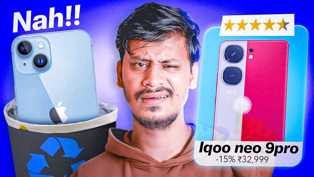 iQOO 12 vs iPhone 13 Full Comparison - Under 50K?